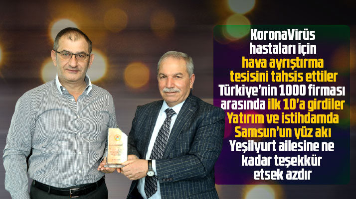 Necattin Demirtaş'dan Yeşilyurt Demir Çelik Fabrikasına teşekkür ziyareti