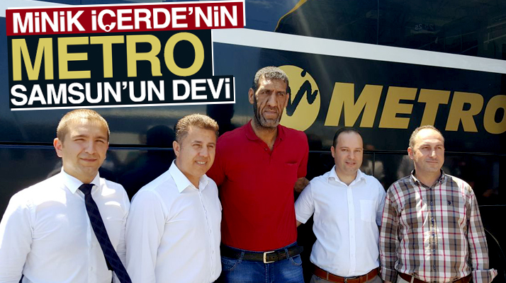 İçerde dizisinin Minik'i Seyithan Özdemir Samsun'da Metro Turizm'i ziyaret etti
