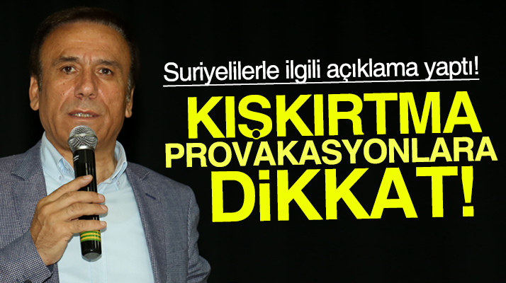Canik Belediye Başkanı Osman Genç'ten Suriyelilerle ilgili önemli açıklama