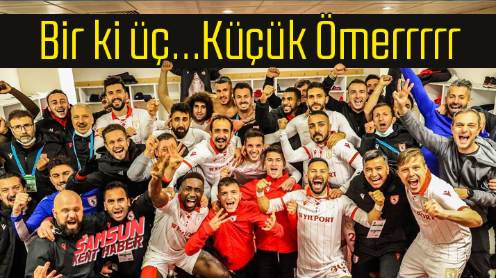 Yılport Samsunspor 1-0'lık İstanbulspor galibiyeti sonrası zafer fotoğrafı verdi