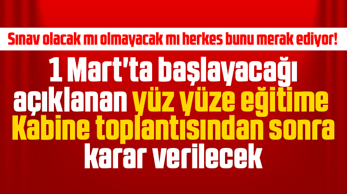 Samsun'da 1 Mart'ta yüz yüze eğitim başlayacak mı? Samsun Valiliği açıklama yaptı