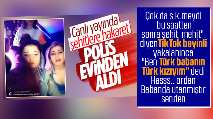 Samsun'da şehitlere küfür eden TikTok'cu Yonca'yı polis gözaltına aldı