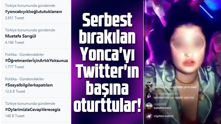 Samsun'da Bitlis şehitlerine TikTok'tan hakaret eden Yonca serbest bırakıldı