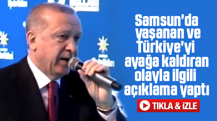 Cumhurbaşkanı Erdoğan'dan Samsun'da dövülen kadın olayı ile ilgili sert açıklama