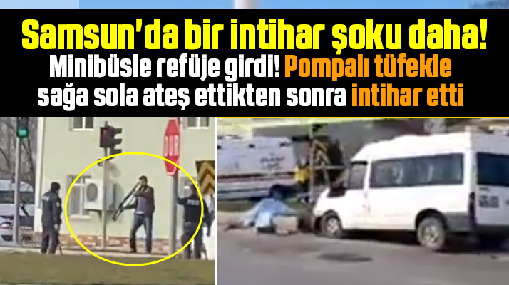 Samsun'un Terme ilçesinde Hastane Kavşağında intihar şoku