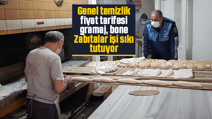 İlkadım Belediyesi zabıtaları fırın ve yufka imalatı yapan iş yerlerini denetledi
