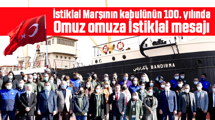 Atakum Belediyesi İstiklal Marşının kabulünün 100'üncü yılına özel video çekti