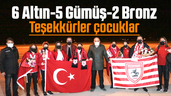 Samsunlu özel sporcular Fransa'da 6 altın, 5 gümüş, iki bronz madalya kazandı