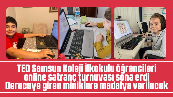 TED Samsun Koleji İlkokulunda Satranç Turnuvası sona erdi
