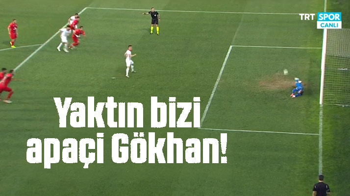 Gökhan Alsan play-off maçında penaltıyı kaçırdı!