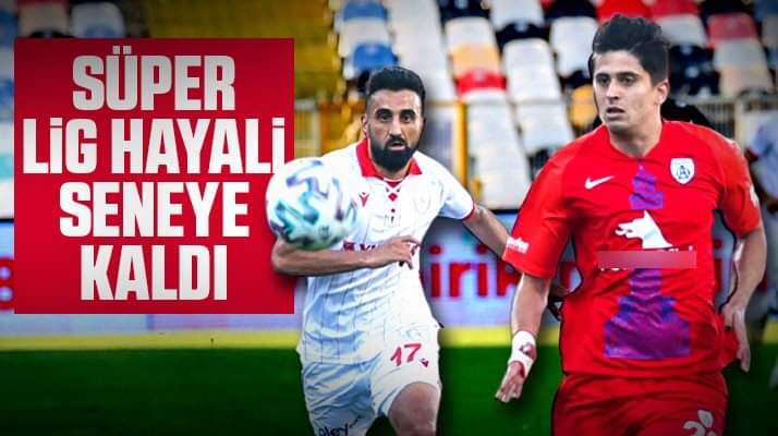 Yılport Samsunspor Süper Lig hayalini erteledi