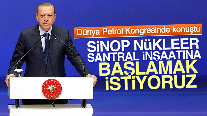 Cumhurbaşkanı Erdoğan'dan Sinop Nükleer Santrali ile ilgili açıklama