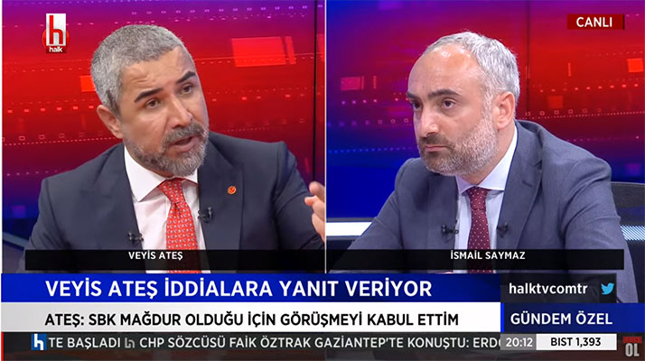 Veyis Ateş Sezgin Baran Korkmaz iddialarına canlı yayında yanıt verdi