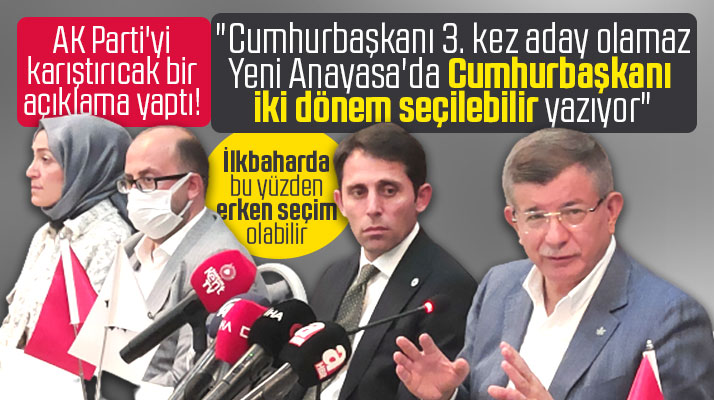 Davutoğlu Samsun'da açıkladı! Erdoğan Anayasa'ya göre 3'üncü kez aday olamaz