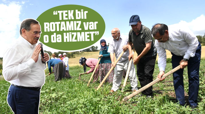 Samsun Büyükşehir Başkanı Demir tek rotamız var o da hizmet dedi