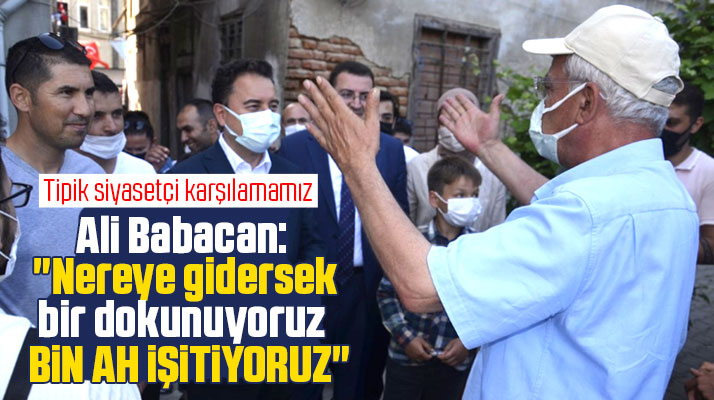 Ali Babacan Samsun'un Alaçam ilçesinde konuştu! Bir dokunuyoruz bin ah işitiyoruz