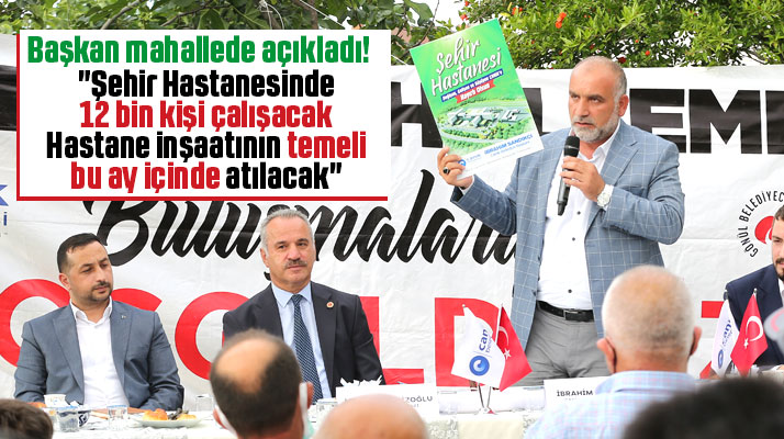 Canik Belediye Başkanı Sandıkçı Şehir Hastanesinde 12 bin kişinin çalışacağını açıkladı