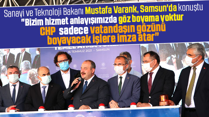 Bakan Varank Samsun'da mekanik otoparkın temelini attı, CHP'ye yüklendi