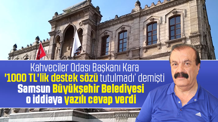Samsun Büyükşehir bin TL destek sözü tutulmadı iddiasına açıklama yaptı