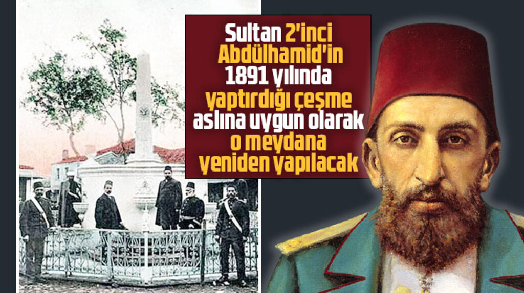 Samsun'da 2'inci Abdülhamid'in yaptırdığı çeşme yeniden yapılacak