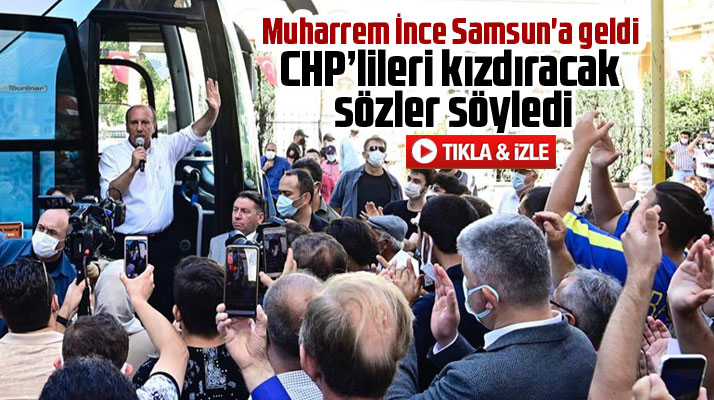 Muharrem İnce partisinin Samsun İl Başkanlığı binasının açılışını yaptı