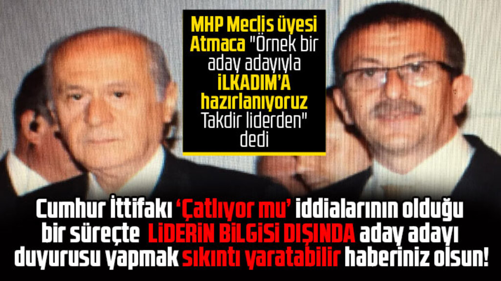 Samsun'da MHP'li Meclis üyesi Atmaca İlkadım'a aday adayı hazırladıklarını açıkladı