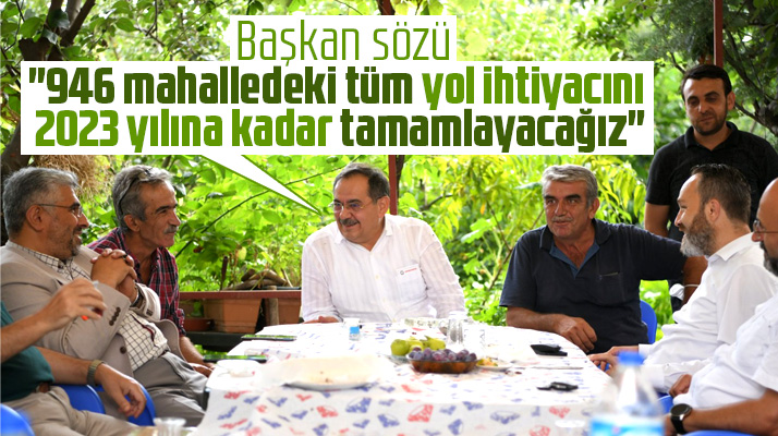 Mustafa Demir açıkladı! Samsun'da 946 mahalle yolu 2023 yılına kadar tamamlanacak
