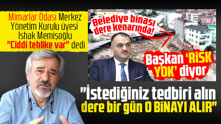 Samsun'da dere kenarında ki kamu binaları için ciddi tehlike var açıklaması geldi