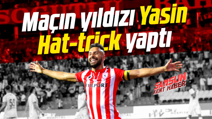 Yasin Öztekin Balıkesirspor'a 3 gol atıp hat-trick yaptı