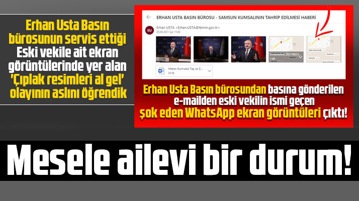 Samsun basınına servis edilen Çıplak resimleri al gel olayının aslı ortaya çıktı