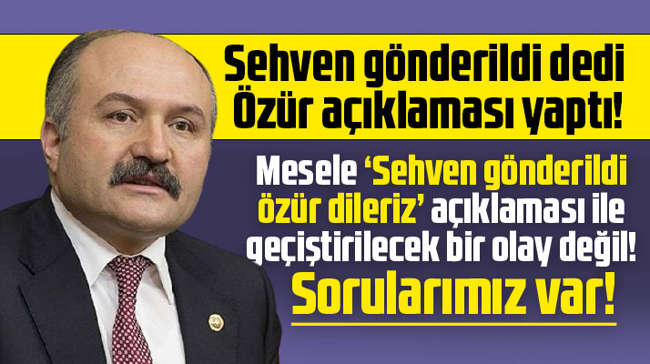 Erhan Usta ekran görüntüsü için özür diledi ama bizim kendisine sorularımız var!