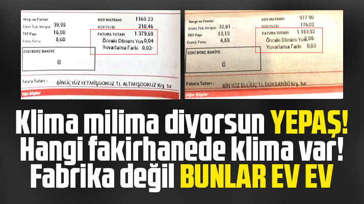 Samsunluları YEPAŞ'ın şişkin elektrik faturaları çarptı!