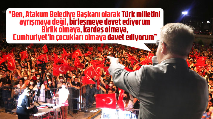 Cemil Deveci 30 Ağustos konserinde Cumhuriyet'in çocukları olmaya davet etti