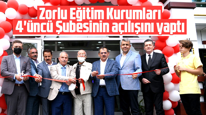 Samsun'da Zorlu Eğitim Kurumları 4'üncü Şubesinin açılışını yaptı