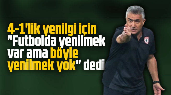 Altıparmak'tan 4-1'lik Bursaspor yenilgisi açıklaması! Böyle yenilmek yok