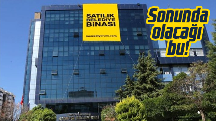 Atakum Belediyesinden icra ve hacizlere tepki! Satılık Belediye Binası