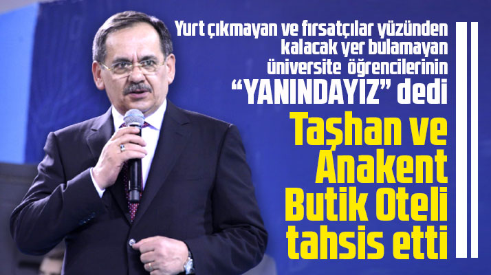 Samsun Büyükşehir üniversitelilere Taşhan ve Anakent Butik Otel'i tahsis etti