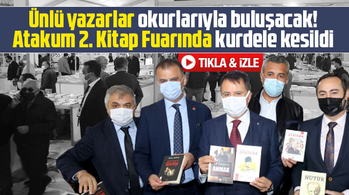 Samsun'da açılan 2'inci Kitap Günlerinde ünlü yazarlar okurlarıyla buluşacak