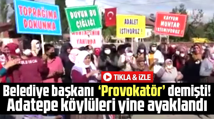 Samsun'un Vezirköprü ilçesinde Adatepe köylüleri yine ayaklandı-Video Haber