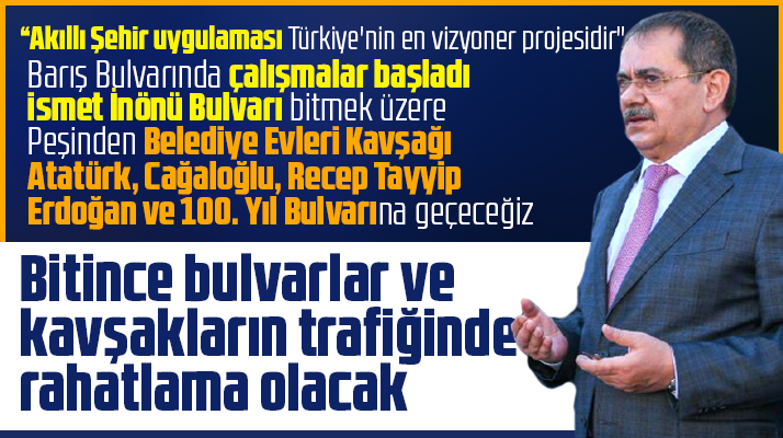 Mustafa Demir açıkladı! Akıllı Şehir uygulaması Samsun trafiğini rahatlatacak
