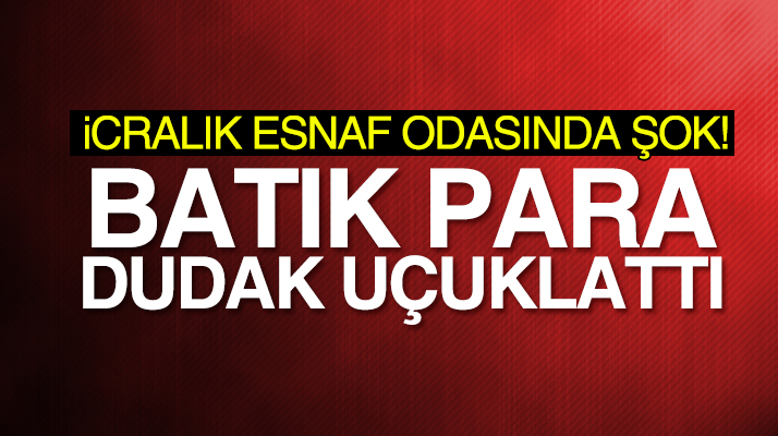 Samsun'da Halk Bankası'nın icraya verdiği esnaf kooperatifinde batık para dudak uçuklattı