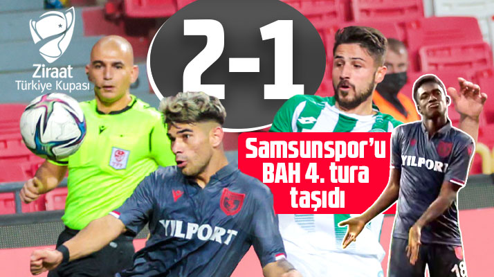 ZTK 3. Tur maçında Yılport Samsunspor 1922 Konyaspor'u 2-1 yendi