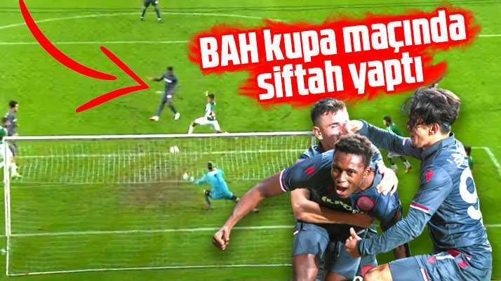 Yılport Samsunpor'un genç forveti Bah Ziraat Türkiye Kupası maçında siftah yaptı