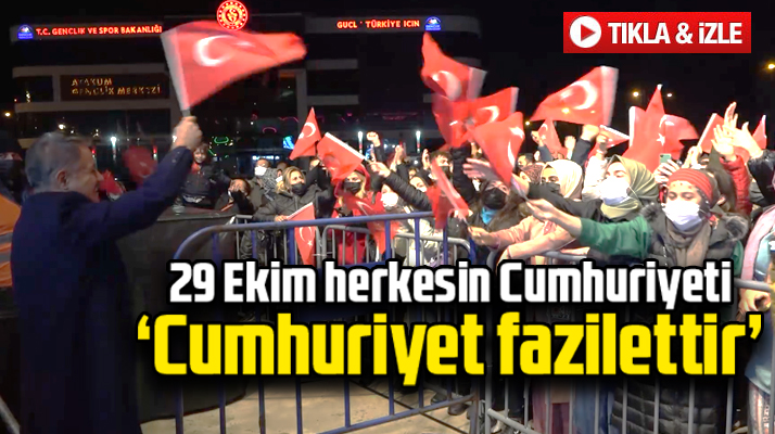 Samsun'da Atakum Belediyesi'nden muhteşem Cumhuriyet konseri