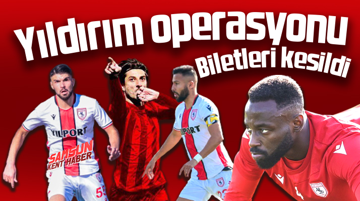 Yılport Samsunspor'da 4 futbolcu ile yollar ayrılacak iddiası!