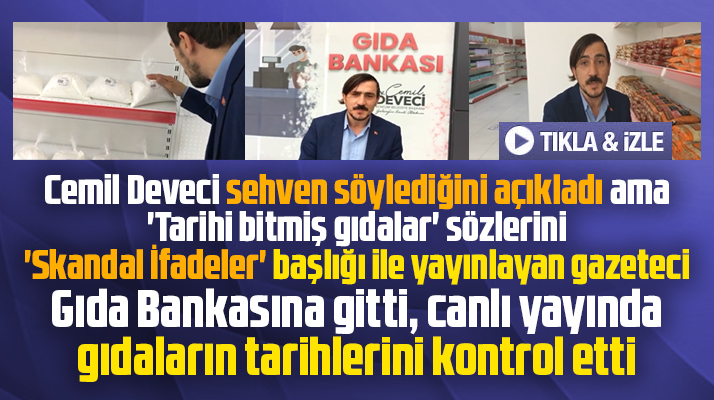 Samsun'da gazeteci Atakum Gıda Bankasındaki gıdaların son kullanma tarihini kontrol etti