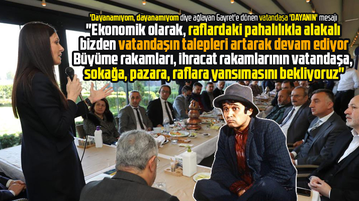 Çiğdem Karaaslan büyüme rakamlarının raflara, sokağa yansıyacağını açıkladı