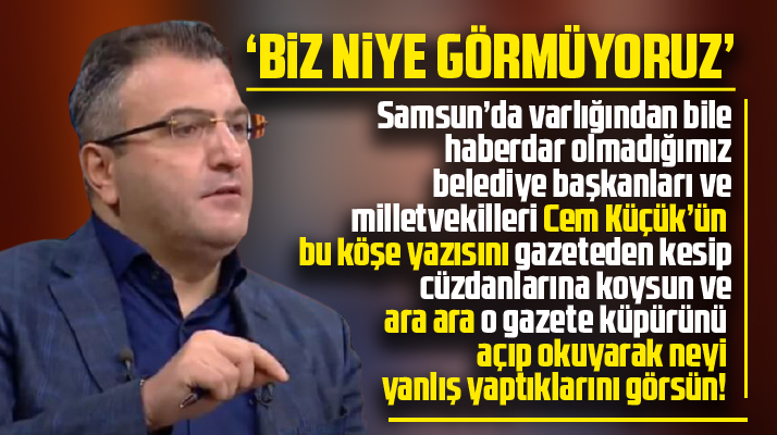 Cem Küçük'ten dikkat çekici uyarı! Gerçeklerle yüzleşin, sıkıntıları dinleyin