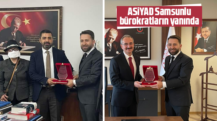 ASİYAD Başkanı Yılmaz ve yönetim kurulu Hakan Ay ve Hüseyin Dündar'ı ziyaret etti