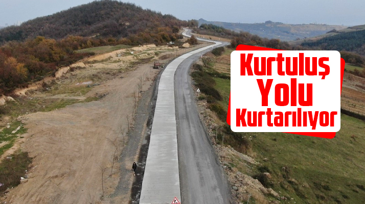 Samsun'da Atatürk'ün Havza'ya giderken kullandığı Kurtuluş Yolu onarıma alındı